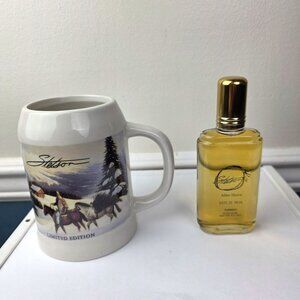 Stetson Men's After Shave 3 Fl Oz and Limited Edition Collector's Mug Set NWT